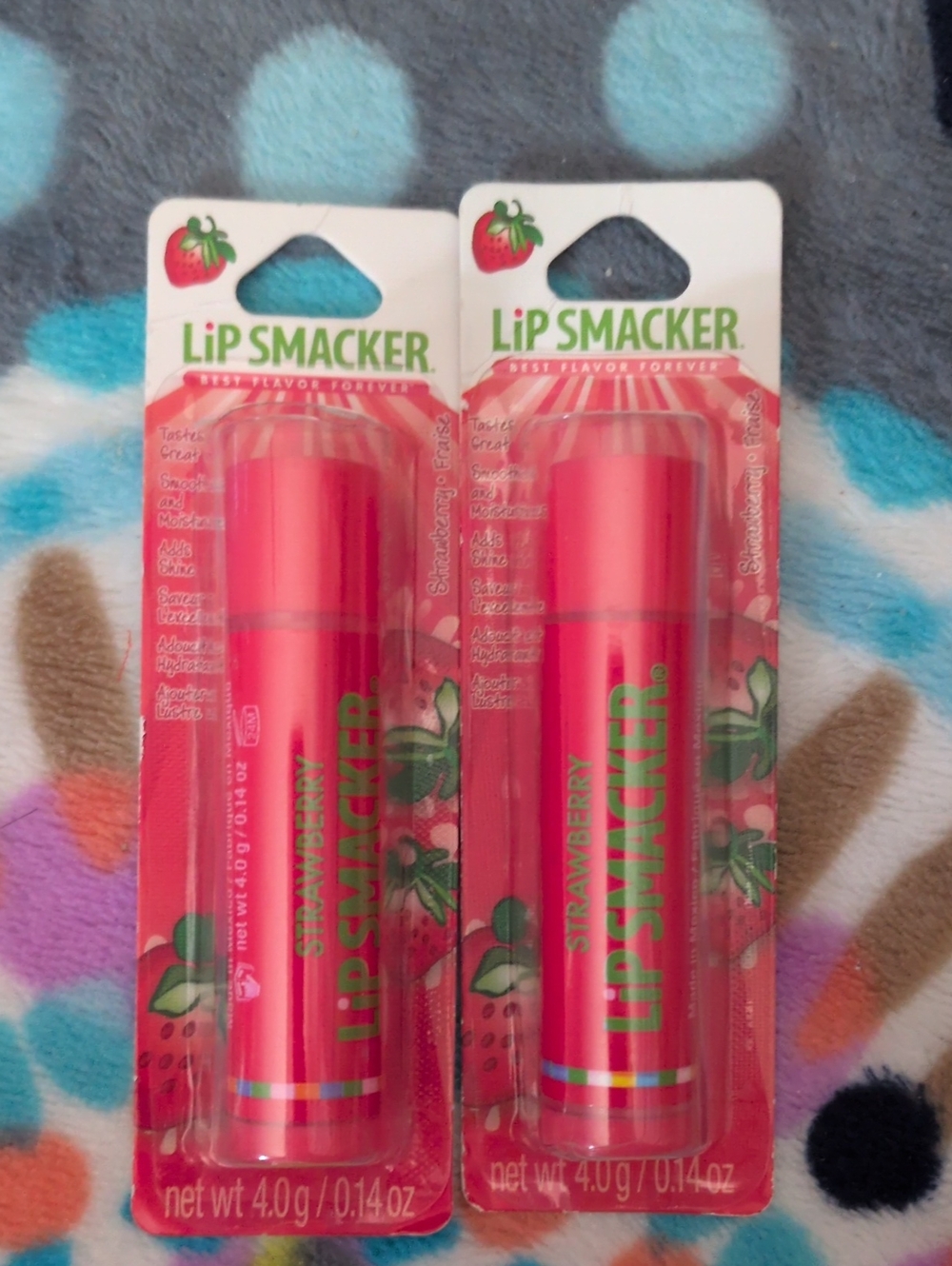 Lip Smacker Strawberry Lip Balm & Gloss - Pink